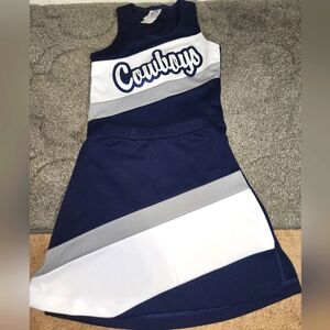 Girls Cowboys Cheer Uniform Size 8/10